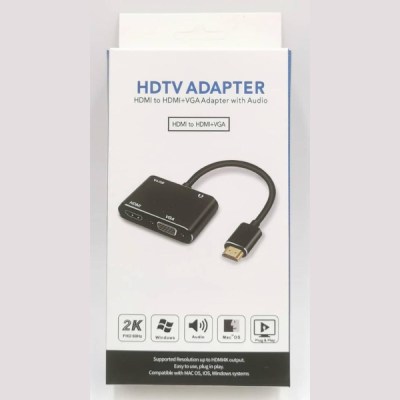 CONVERTISSEUR HDMI TO HDMI+VGA _ RS-HDHDVGA